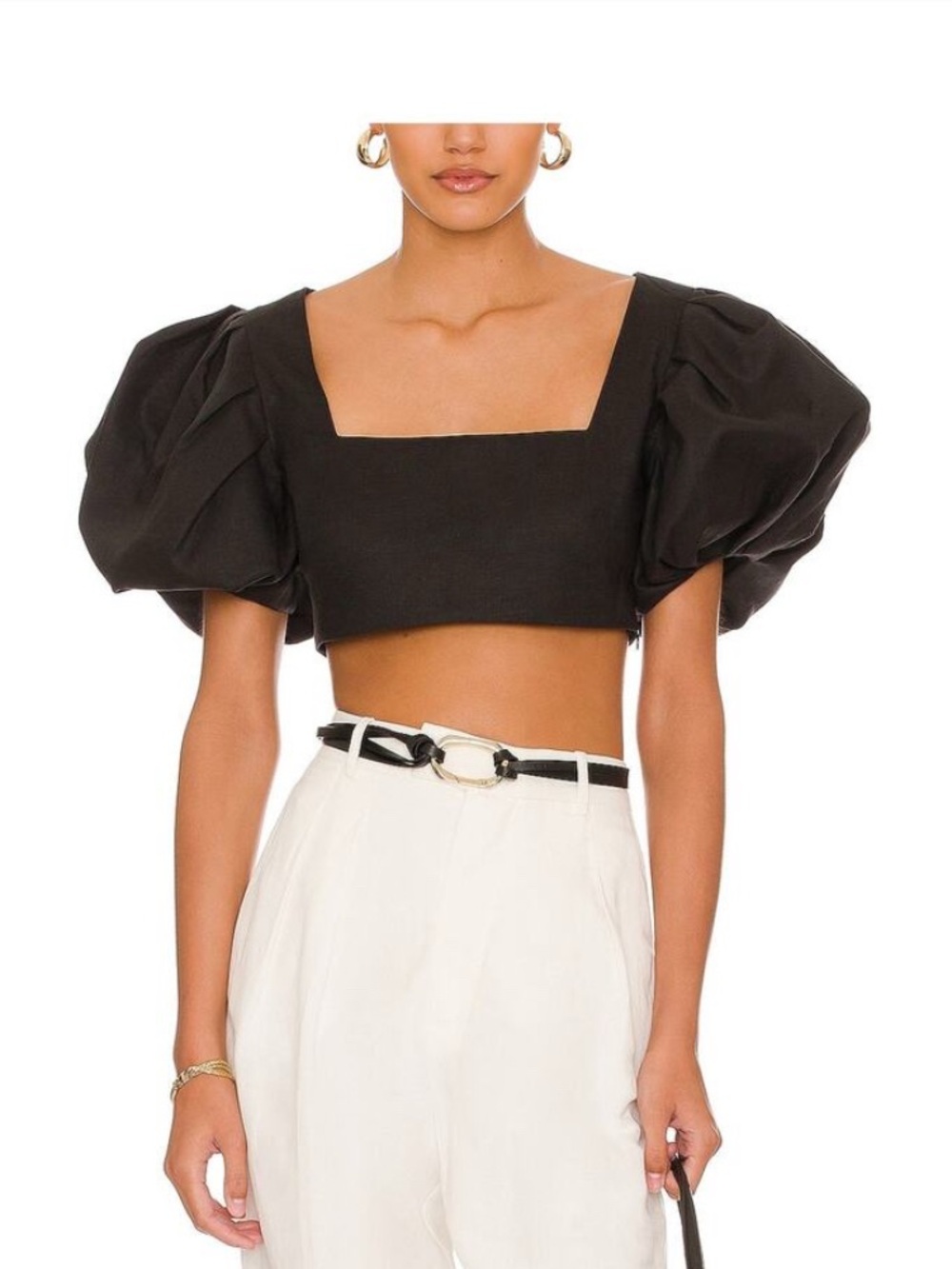 L'Academie Millie Crop Top Size Small